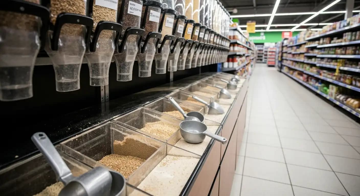 Vrac en GMS : la promesse zéro déchet trahie par les rayons